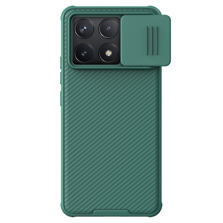 For Xiaomi Redmi K70 / K70 Pro NILLKIN CamShield Pro Magnetic PC Phone Case(Green) - K70 Cases by NILLKIN | Online Shopping UK | buy2fix