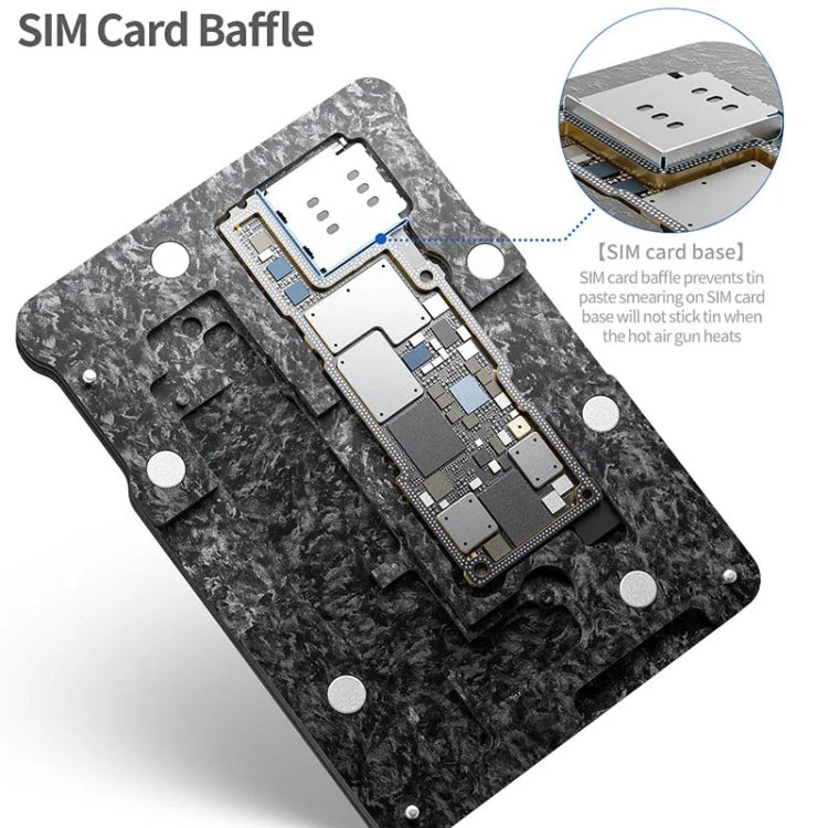 Qianli Magnetic Middle Layer BGA Reballing Platform For iPhone 15 Series - BGA Stencils by QIANLI | Online Shopping UK | buy2fix