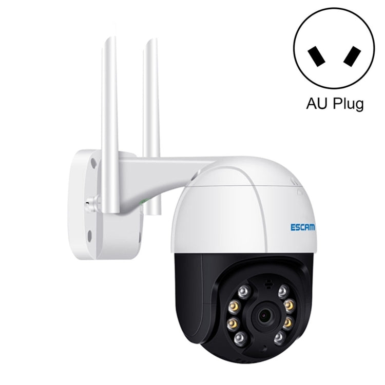 ESCAM QF518 5MP Smart WiFi IP Camera, Support AI Humanoid Detection / Auto Tracking / Dual Light Night Vision / Cloud Storage / Two Way Audio / TF Card, Plug:AU Plug(White) - Security by ESCAM | Online Shopping UK | buy2fix