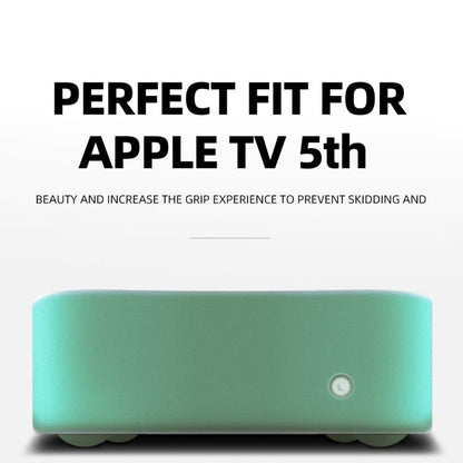 For Apple TV 4K 5th / 4th Anti-slip Shockproof Silicone Remote Control Protective Case(Green) - Consumer Electronics by buy2fix | Online Shopping UK | buy2fix