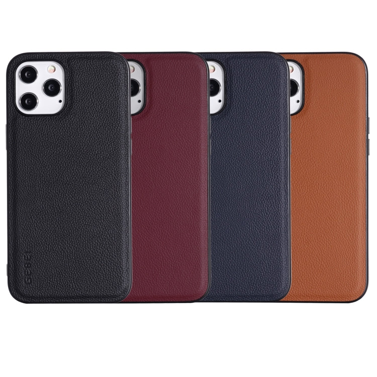 For iPhone 12 mini GEBEI Full-coverage Shockproof Leather Protective Case (Black) - iPhone 12 mini Cases by GEBEI | Online Shopping UK | buy2fix