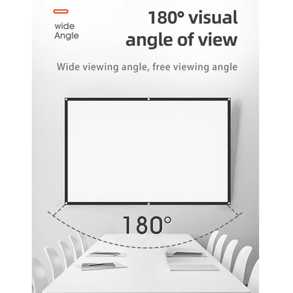Simple Folding High Density Polyester Projector Film Curtain, Size:60 inch (16:9) Projection Area: 132x75cm - Consumer Electronics by buy2fix | Online Shopping UK | buy2fix