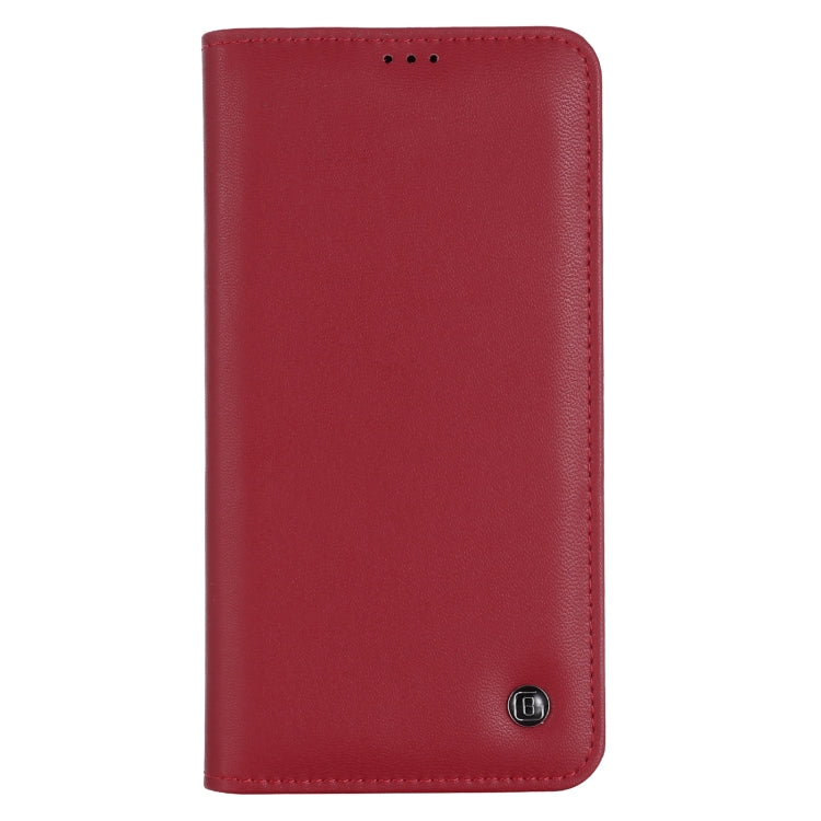 For iPhone 12 mini GEBEI PU+TPU Horizontal Flip Protective Case with Holder & Card Slots (Red) - iPhone 12 mini Cases by GEBEI | Online Shopping UK | buy2fix