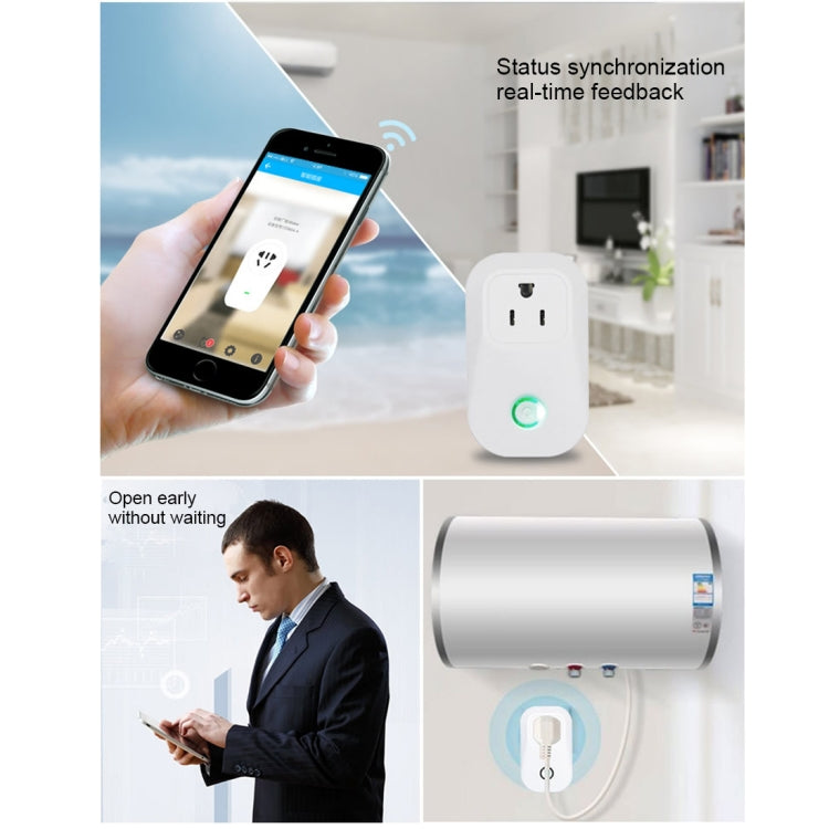 Sonoff S20 WiFi Smart Power Plug Socket Wireless Remote Control Timer Power Switch, Compatible with Alexa and Google Home, Support iOS and Android, US Plug - Consumer Electronics by Sonoff | Online Shopping UK | buy2fix