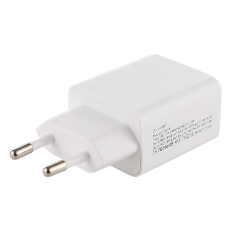 18W Power Adapter Plug Adapter EU Plug - Consumer Electronics by buy2fix | Online Shopping UK | buy2fix