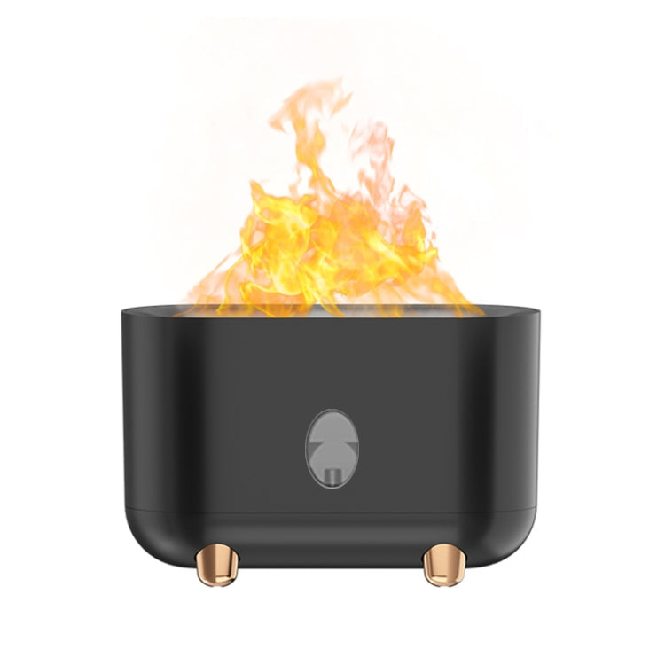 USB Simulation Flame Humidifier (Black) - Air Purifiers & Accessories by Xiaomi | Online Shopping UK | buy2fix