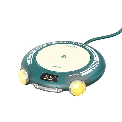 WK WT-N01 Smart Digital Display Constant Warm Coaster, CN Plug (Green) - Insulation by WK | Online Shopping UK | buy2fix