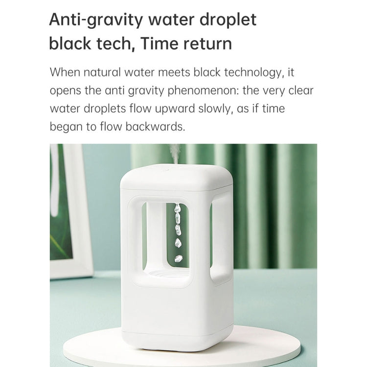 W08 Anti-Gravity Water Drop Humidifier Home Desktop Sprayer (White) - Home & Garden by buy2fix | Online Shopping UK | buy2fix