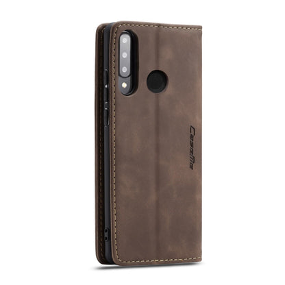 CaseMe-013 Multifunctional Retro Frosted Horizontal Flip Leather Case for Huawei P30 Lite, with Card Slot & Holder & Wallet (Coffee) - Huawei Cases by CaseMe | Online Shopping UK | buy2fix