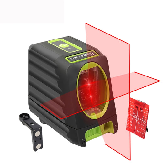 BOX-1R 1V1H 40mW & 10mW 2 Line Red Beam Laser Level Covering Walls and Floors (Red) - Consumer Electronics by buy2fix | Online Shopping UK | buy2fix