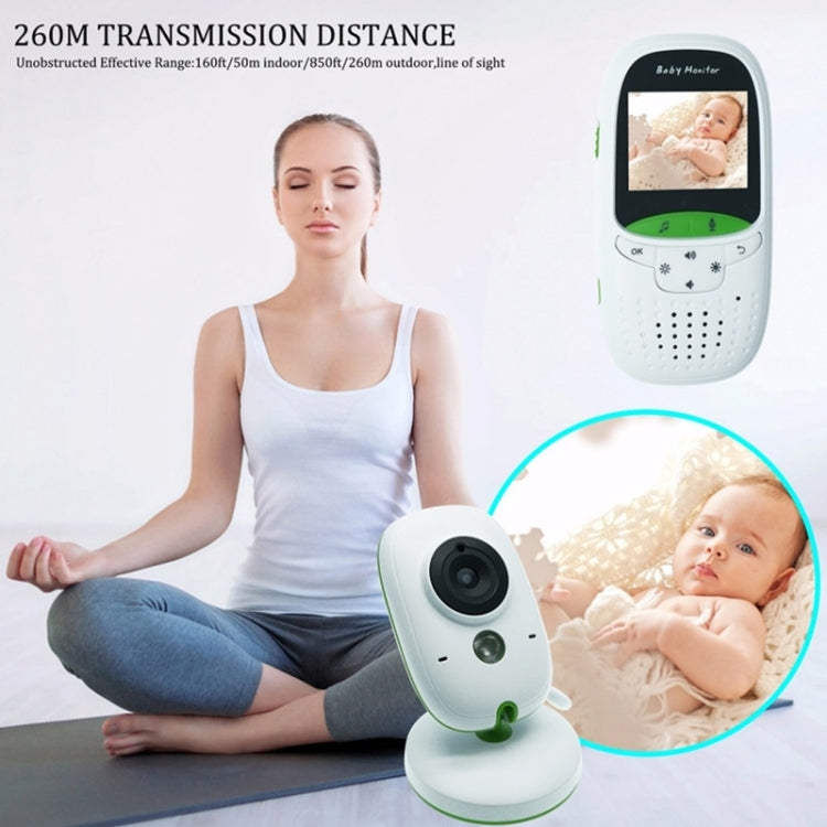 VB602 2.4 inch LCD 2.4GHz Wireless Surveillance Camera Baby Monitor, Support Two Way Talk Back, Night Vision (Grey) - Security by buy2fix | Online Shopping UK | buy2fix