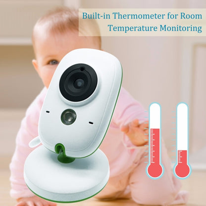 VB602 2.4 inch LCD 2.4GHz Wireless Surveillance Camera Baby Monitor, Support Two Way Talk Back, Night Vision(White) - Security by buy2fix | Online Shopping UK | buy2fix