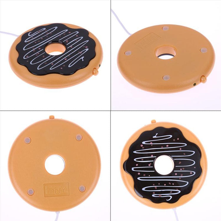 Donut Design USB Power Cable Desktop Mug Cup Warmer Tea Coffee Drinks Heating Mat Pad - Consumer Electronics by buy2fix | Online Shopping UK | buy2fix