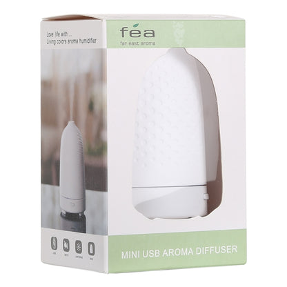 5W Honeycomb Texture Mini Humidifier with Colorful Light, Capacity: 50ml, DC 5V(White) - Home & Garden by buy2fix | Online Shopping UK | buy2fix