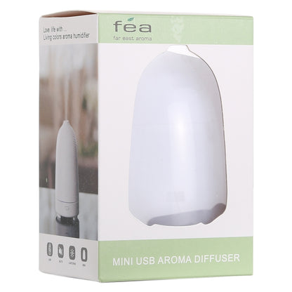 5W Bulb Shape Mini Humidifier with Colorful Light, Capacity: 50ml, DC 5V(White) - Home & Garden by buy2fix | Online Shopping UK | buy2fix