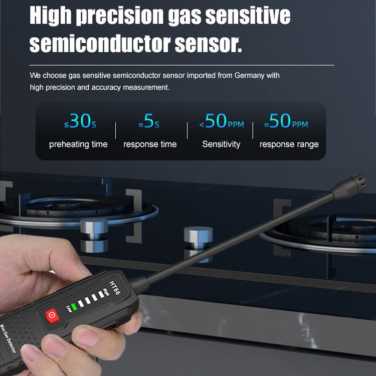 HABOTEST HT66 Combustible Gas Detector Natural Gas Leak Detector - Gas Monitor by HABOTEST | Online Shopping UK | buy2fix