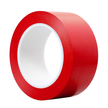 45mm PVC Warning Tape Self Adhesive Hazard Safety Sticker, Length: 33m(Red) - Tapes by buy2fix | Online Shopping UK | buy2fix