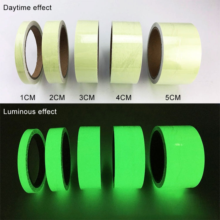 Luminous Tape Green Glow In Dark Wall Sticker Luminous Photoluminescent Tape Stage Home Decoration, Size: 3cm x 3m(Yellow Light) - Sticker by buy2fix | Online Shopping UK | buy2fix