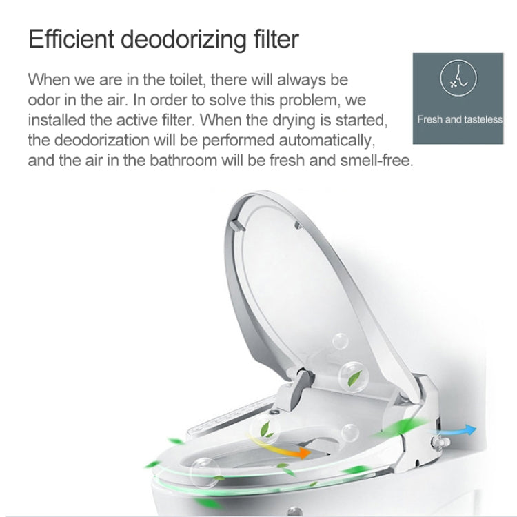 Universal Bathroom Automatic Flushing Drying Massage Intelligent Toilet Cleaner Cover - Consumer Electronics by buy2fix | Online Shopping UK | buy2fix