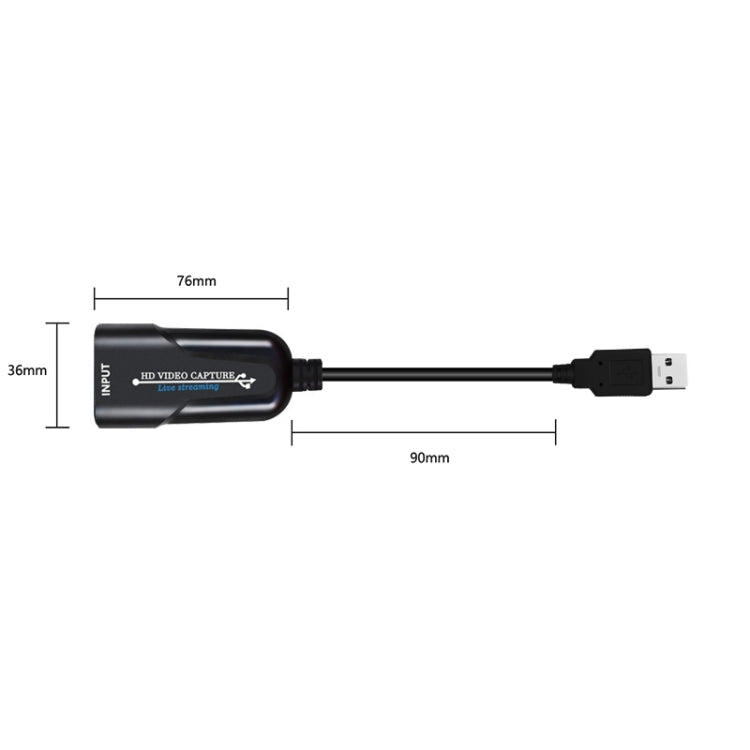 K004 HDMI to USB 3.0 UVC HD Video Capture (Black) - Consumer Electronics by buy2fix | Online Shopping UK | buy2fix