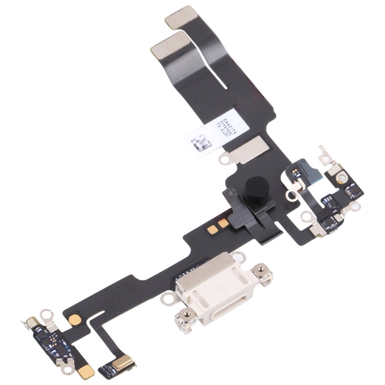 For iPhone 14 Charging Port Flex Cable (White) - Repair & Spare Parts by buy2fix | Online Shopping UK | buy2fix