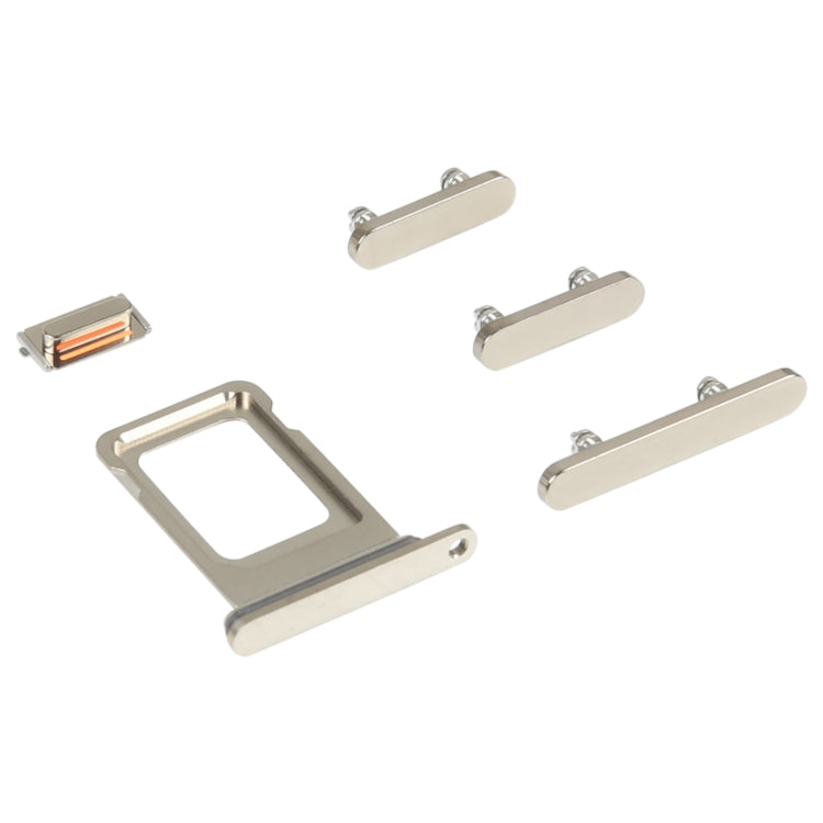 SIM Card Tray + Side Keys for iPhone 14 Pro Max(Gold) - Repair & Spare Parts by buy2fix | Online Shopping UK | buy2fix