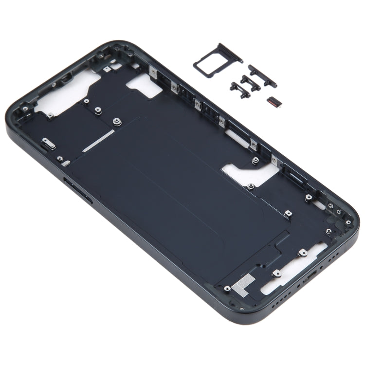 For iPhone 14 Middle Frame with Side Keys (Black) - Repair & Spare Parts by buy2fix | Online Shopping UK | buy2fix
