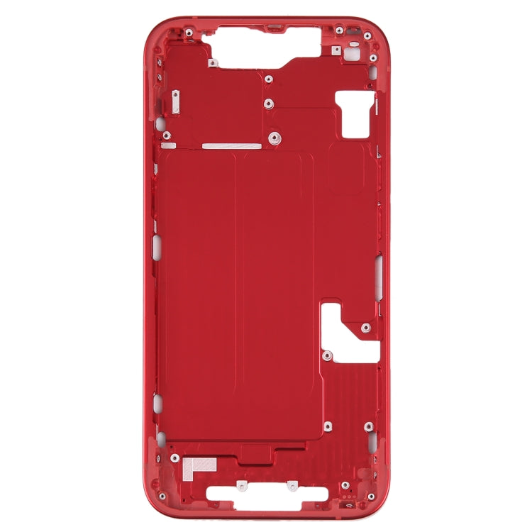 For iPhone 14 Middle Frame with Side Keys (Red) - Repair & Spare Parts by buy2fix | Online Shopping UK | buy2fix