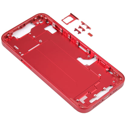 For iPhone 14 Middle Frame with Side Keys (Red) - Repair & Spare Parts by buy2fix | Online Shopping UK | buy2fix
