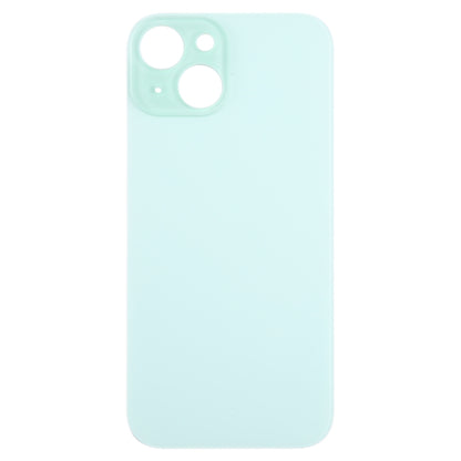 For iPhone 15 Easy Replacement Big Camera Hole Glass Back Battery Cover(Green) -  by buy2fix | Online Shopping UK | buy2fix