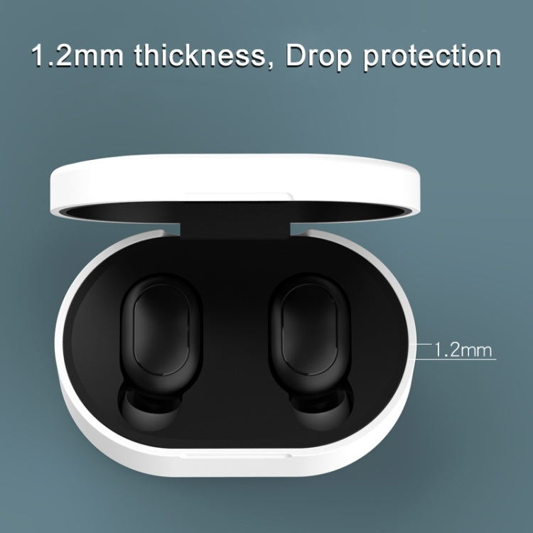 Silicone Charging Box Protective Case for Xiaomi Redmi AirDots /AirDots S / AirDots 2(Black) - Xiaomi Earphone Case by buy2fix | Online Shopping UK | buy2fix