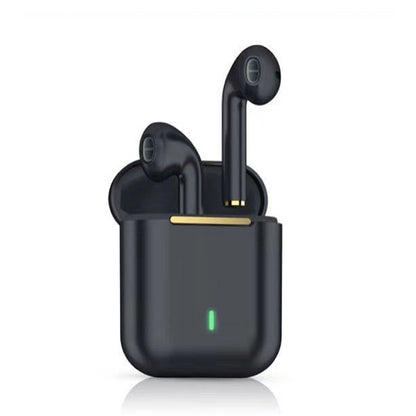 J18 Bluetooth 5.0 TWS Wireless Binaural Bluetooth Earphone with Charging Box(Black) - TWS Earphone by buy2fix | Online Shopping UK | buy2fix