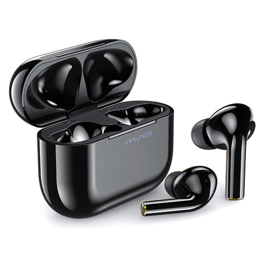 awei T29 Bluetooth V5.0 TWS True Wireless Sports Headset with Charging Case(Black) - TWS Earphone by awei | Online Shopping UK | buy2fix