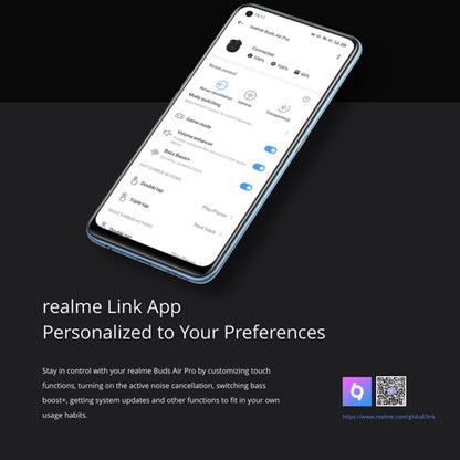 [HK Warehouse] Realme Buds Air Pro Bluetooth 5.0 IPX4 Waterproof Noise Cancelling TWS True Wireless Stereo Earphone(White) - TWS Earphone by Realme | Online Shopping UK | buy2fix
