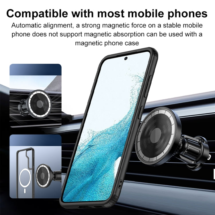 wlons Air Outlet Transparent Magnetic Car Holder - Universal Car Holders by wlons | Online Shopping UK | buy2fix