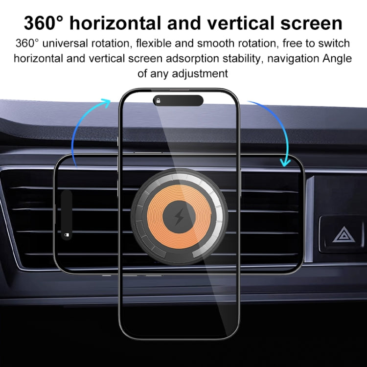 wlons Air Outlet Transparent Magnetic Car Holder - Universal Car Holders by wlons | Online Shopping UK | buy2fix