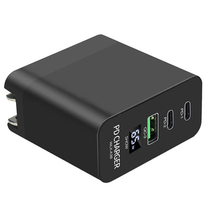 A3B 65W Output USB-C / Type-C x 2 + USB HUB PD Charger, US Plug - USB Charger by buy2fix | Online Shopping UK | buy2fix