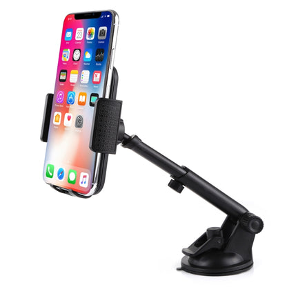 Universal Rotatable Adjustment Car Windshield Mobile Phone Holder with Suction Cup (Black) - Car Holders by buy2fix | Online Shopping UK | buy2fix