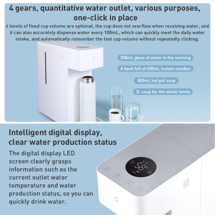 Original Xiaomi Smart 3s Instant Heating Water Dispenser 3L, CN Plug (White) - Water Purifiers & Accessories by Xiaomi | Online Shopping UK | buy2fix