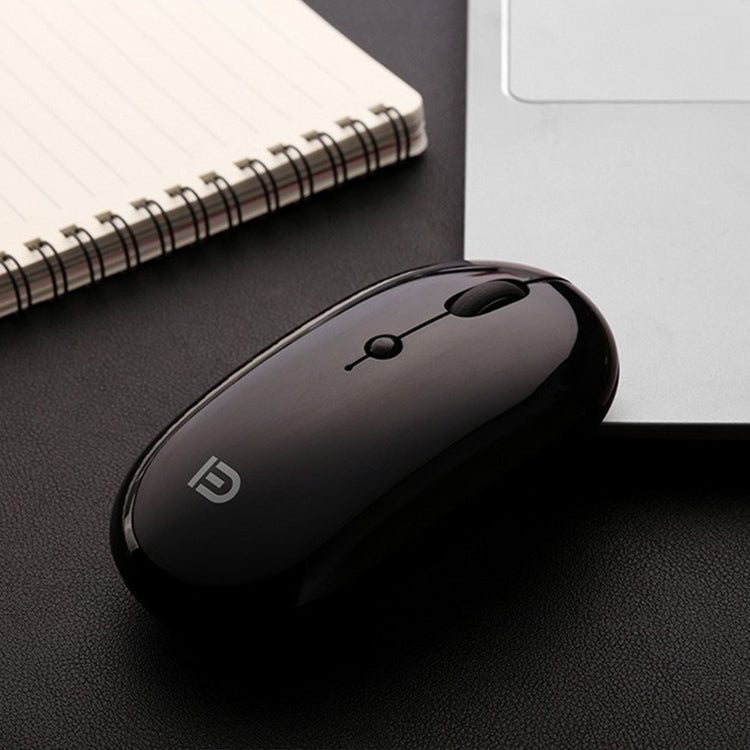 FOETOR E100 Wireless 2.4G Mouse USB-C / Type-C + USB 2 in 1(Black) - Wireless Mice by FOETOR | Online Shopping UK | buy2fix