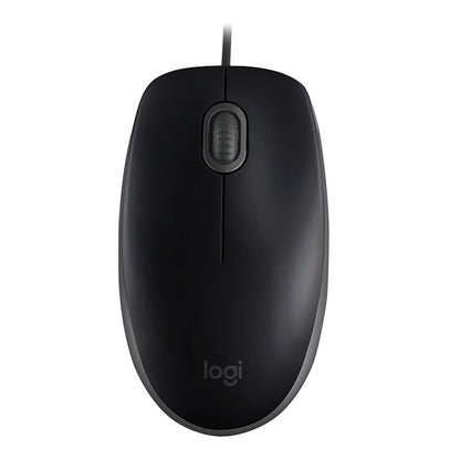 Logitech M110 1000DPI Wired Mouse USB Silent Mouse (Black) - Wired Mice by Logitech | Online Shopping UK | buy2fix