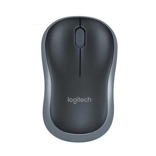 Logitech M186 Wireless Mouse Office Power Saving USB Laptop Desktop Computer Universal(Black Grey) - Wireless Mice by Logitech | Online Shopping UK | buy2fix