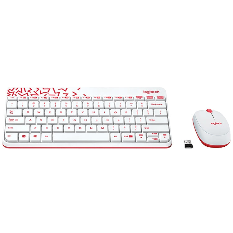 Logitech MK240 Nano Wireless Keyboard and Mouse Set (White) - Wireless Keyboard by Logitech | Online Shopping UK | buy2fix