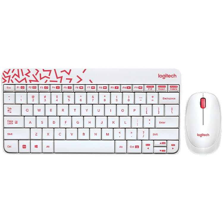 Logitech MK240 Nano Wireless Keyboard and Mouse Set (White) - Wireless Keyboard by Logitech | Online Shopping UK | buy2fix