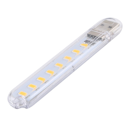 3W 8 LEDs 5730 SMD USB LED Book Light Portable Night Lamp, DC 5V (Warm White) - Others by buy2fix | Online Shopping UK | buy2fix