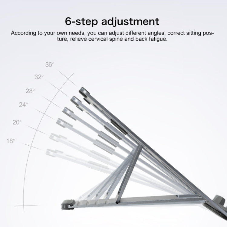 Lenovo Z2 Legion Gears Aluminum Alloy Notebook Laptop Desktop Heat Radiation Holder Cooling Bracket (Grey) - Laptop Stand by Lenovo | Online Shopping UK | buy2fix