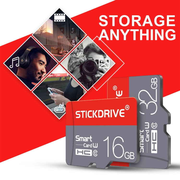 STICKDRIVE 128GB U3 Red and Grey TF(Micro SD) Memory Card - Micro SD Card by STICKDRIVE | Online Shopping UK | buy2fix