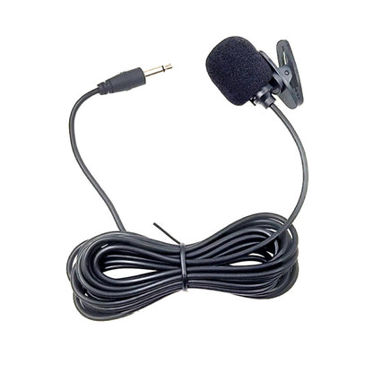 ZJ002MR Mono 2.5mm Straight Plug Car Sun Visor Wireless Interpreter Tour Guide Megaphone Lavalier Wired Microphone, Length: 3m - Consumer Electronics by buy2fix | Online Shopping UK | buy2fix