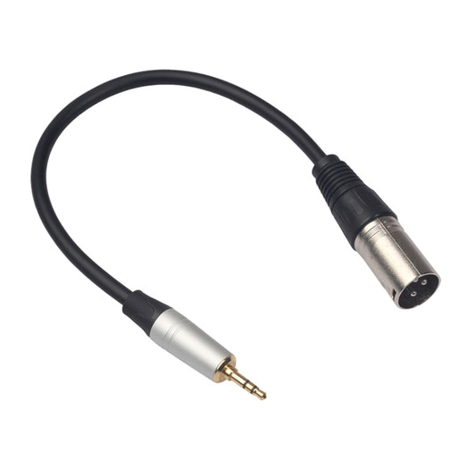 TC210KM173 3.5mm Male to XLR Male Audio Cable, Length: 0.3m - Consumer Electronics by buy2fix | Online Shopping UK | buy2fix