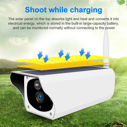 T1-2 2 Megapixel WiFi Version Outdoor Waterproof Solar HD Monitor Camera without Battery & Memory, Support Infrared Night Vision & Motion Detection / Alarm & Voice Intercom & Mobile Surveillance - Security by buy2fix | Online Shopping UK | buy2fix